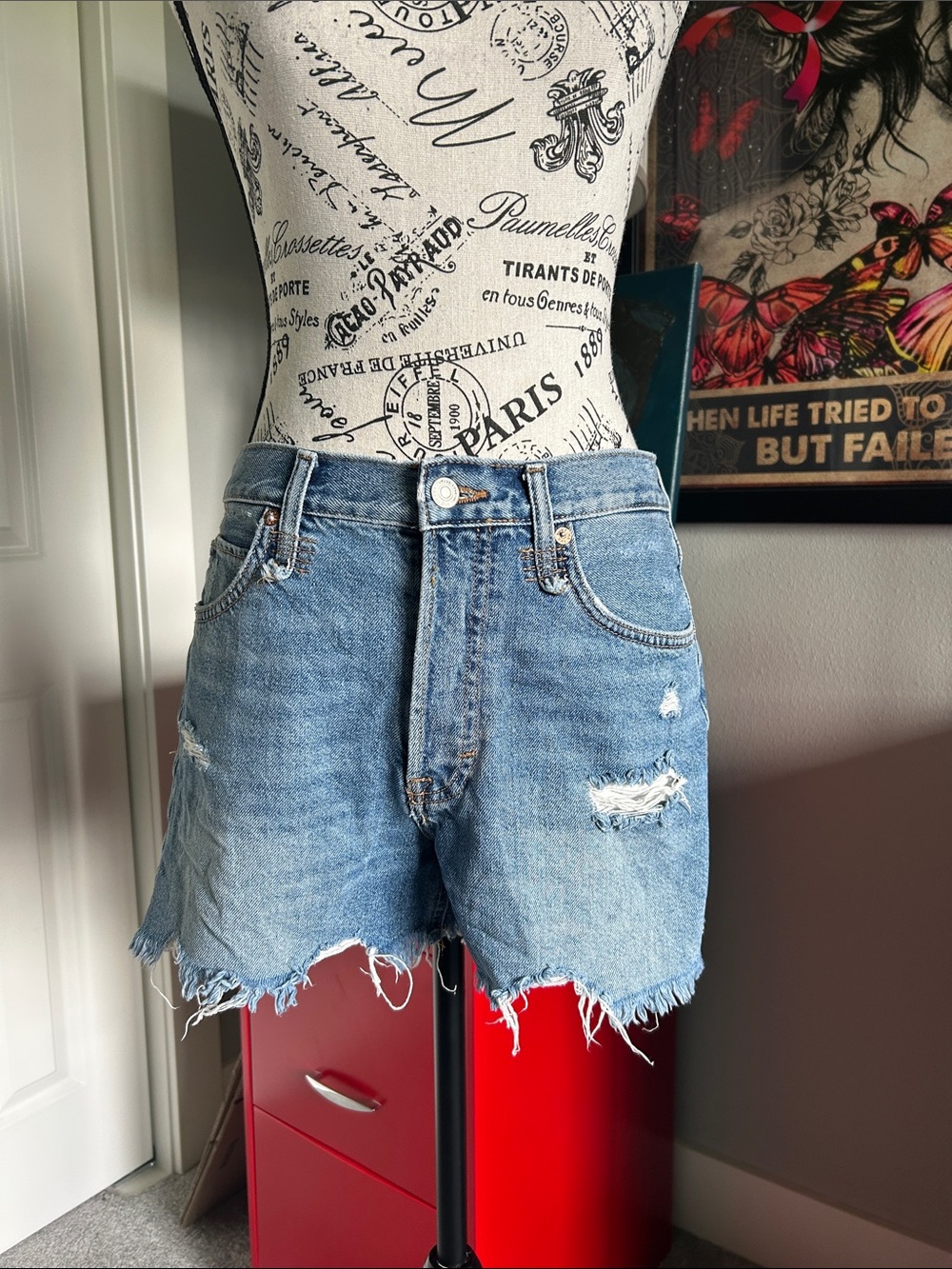 Cutoff Denim Shorts by Free People